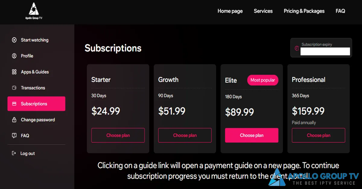 Apollo Group TV subscription, apollo group tv subscription